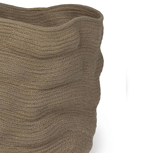 Корзина Лорена Каналс (Lorena Canals) "Точеный камень", коричневая, 30 х 25 см